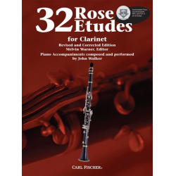 32 Rose Etudes for Clarinet - Revised and Corrected Edition - Cyrille Rose
