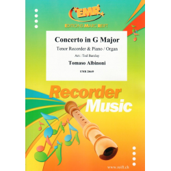 Concerto in G Major - Tomaso Albinoni / Arr. Ted Barclay