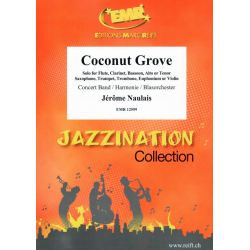 Coconut Groove (Solo & Concert Band) - Jérôme Naulais / Arr. Colette Mourey