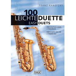 100 Leichte Duette für 2 Saxophone - Franz Kanefzky