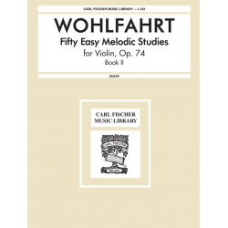 50 Easy Melodic Studies Op 74 Bd 2 - Franz Wohlfahrt
