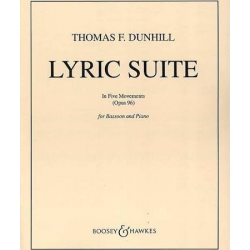 Lyric Suite op. 96 (in 5 Sätzen) für Fagott & Klavier - Thomas F. Dunhill