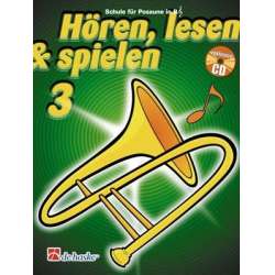 Hören, Lesen & Spielen - Band 3 - Posaune Bb TC - Joop Boerstoel / Arr. Jaap Kastelein