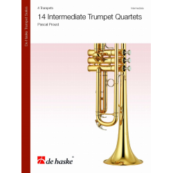 14 Intermediate Trumpet Quartets - Pascal Proust