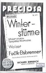 Winterstürme (Walzer) - Verlagskopie - Julius Fucik / Arr. Erich Gutzeit