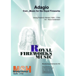 Adagio from "Music for the Royal Fireworks" - Georg Friedrich Händel (George Frederic Handel) / Arr. Klaus Butterstein