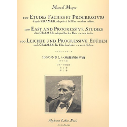 100 Etudes faciles et progressives D'Apres Cramer Vol. 1 - Johann Baptist Cramer / Arr. Marcel Moyse