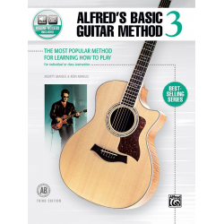 Alfreds Basic Guitar 3 3rd Ed (with v/c - Morton Manus
