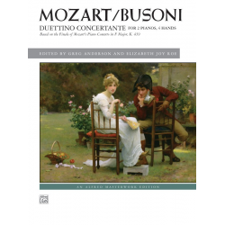 Busoni: Duettino Concertante (2p4h) - Wolfgang Amadeus Mozart