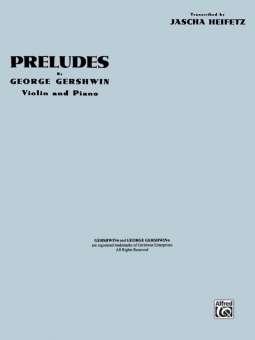 Preludes (violin and piano)
