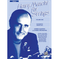 Henry Mancini for strings vol.1 : - Henry Mancini / Arr. William Zinn