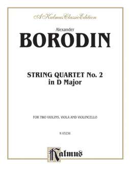 String Quartet No.2 D major :