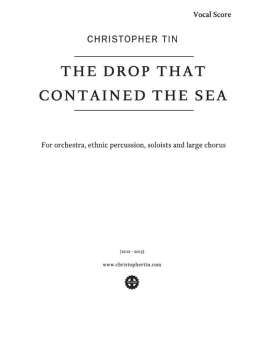 The Drop that contained the Sea :