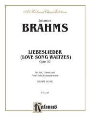 Liebeslieder-Walzer op.52 : für Soli, - Johannes Brahms
