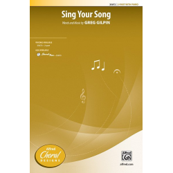 Sing Your Song 2 Pt - Greg Gilpin