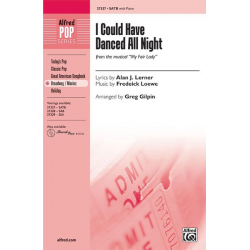 I Could Have Danced All Night SATB - Frederick Loewe