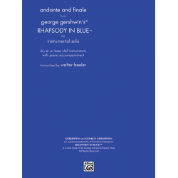 Rhapsody in Blue : Andante and - George Gershwin