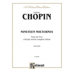 19 Nocturnes : - Frédéric Chopin