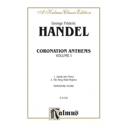 Coronation Anthems vol.1 : for - Georg Friedrich Händel (George Frederic Handel)