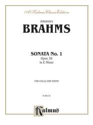 Sonata in e Minor no.1 op.38 : - Johannes Brahms