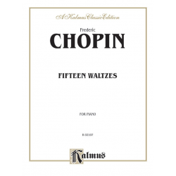 15 Waltzes : for piano - Frédéric Chopin