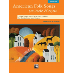 American Folk Songs Solo High (book)