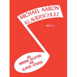 Klavierschule Band 2 (rot) - Die moderne Anleitung zum Klavier-Studium - Michael Aaron