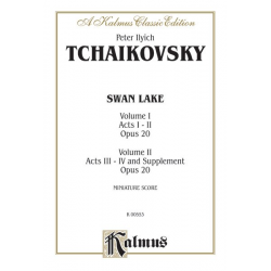 Swan Lake op.20 : miniature score - Piotr Ilich Tchaikowsky (Pyotr Peter Ilyich Iljitsch Tschaikovsky)