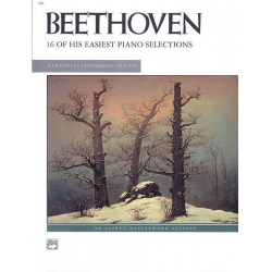 16 of His Easiest Piano Selections - Ludwig van Beethoven