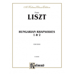 HUNGARIAN RHAPSODIES NOS.1+2 : - Franz Liszt