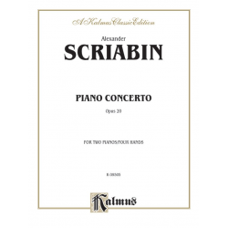 Concerto op.20 for Piano and Orchestra : - Alexander Skrjabin / Scriabin