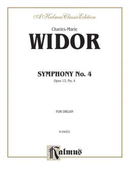 Symphony no.4 op.13,4 : for organ