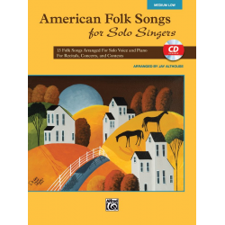 American Folk Songs Solo Low (with CD)