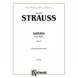 Sonata e flat major op.18 : - Richard Strauss