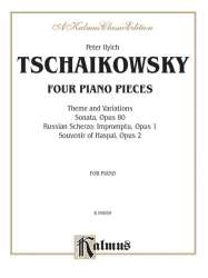 4 Piano Pieces - Piotr Ilich Tchaikowsky (Pyotr Peter Ilyich Iljitsch Tschaikovsky)