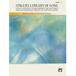 Singers Library of Song, Low. CDs only - Patrick M. Liebergen
