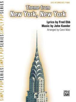 New York, New York Theme Easy Piano