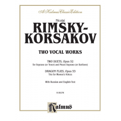 2 Vocal Works : - Nicolaj / Nicolai / Nikolay Rimskij-Korsakov