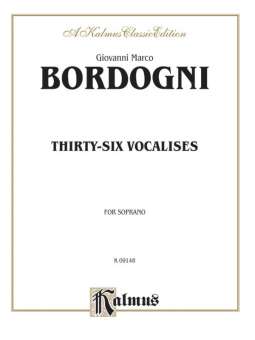 Bordogni 36 Vocalises Soprano