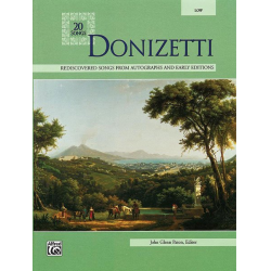 Donizetti 20 Songs. Med/low - Gaetano Donizetti / Arr. John Glenn Paton