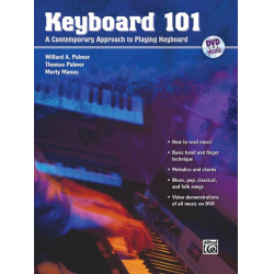 Keyboard 101 Bk/DVD - Willard A. Palmer
