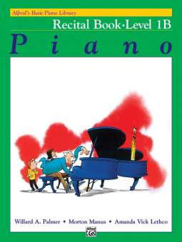 Alfred's Basic Piano Recital Book Lvl 1B
