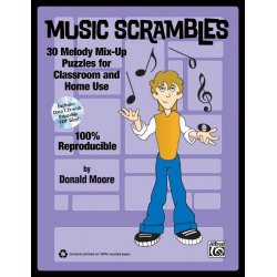Music Scrambles (with CD) - Donald P. Moore