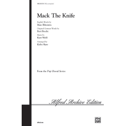 Mack the Knife (SATB) - Kurt Weill