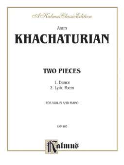 2 Pieces : for violin and piano