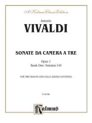 Sonata da camera à tre op.1 vol.1 (nos.1-6) : - Antonio Vivaldi