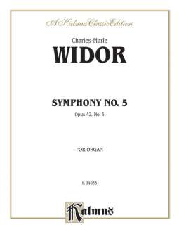 Symphony no.5 op.42 : for organ