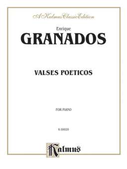 Valses poeticos : for piano