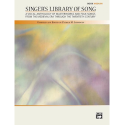 Singers Library of Song, Med. CDs only - Patrick M. Liebergen