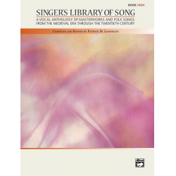 Singers Library of Song, High. CDs only - Patrick M. Liebergen